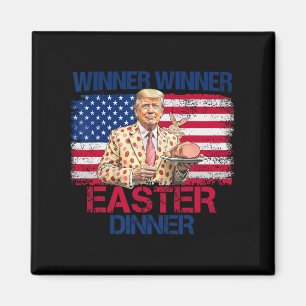 Funny Trump Gewinner Osterabend Ostertag Magnet