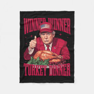 Funny Trump Gewinner Türkei Abendessen Thanksgivi Fleecedecke