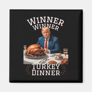 Funny Trump Gewinner Türkei Abendessen Thanksgivi Magnet