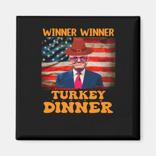 Funny Trump Gewinner Türkei Abendessen Thanksgivi Magnet