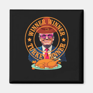Funny Trump Gewinner Türkei Abendessen Thanksgivi Magnet