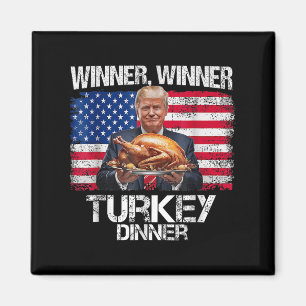 Funny Trump Gewinner Türkei Abendessen Thanksgivi Magnet