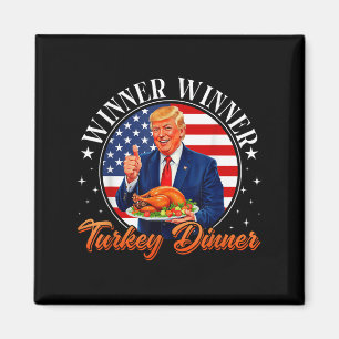 Funny Trump Gewinner Türkei Abendessen Thanksgivi Magnet