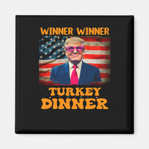 Funny Trump Gewinner Türkei Abendessen Thanksgivi Magnet