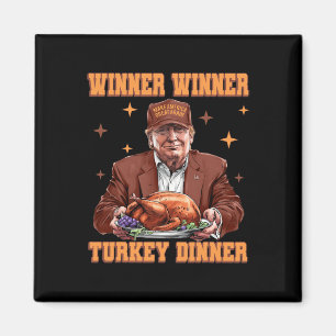 Funny Trump Gewinner Türkei Abendessen Thanksgivi Magnet