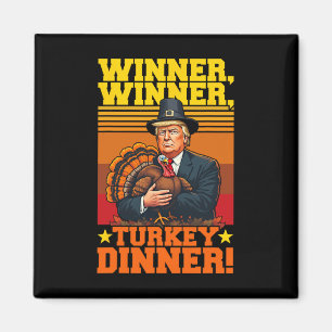 Funny Trump Gewinner Türkei Abendessen Thanksgivi Magnet