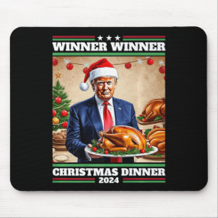 Funny Trump Gewinner Weihnachtsessen Mousepad