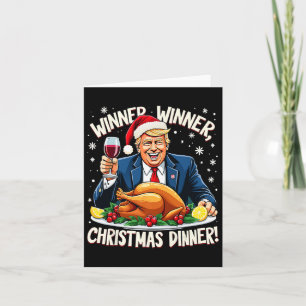 Funny Trump Gewinner Weihnachtsessen Weihnachten W Karte
