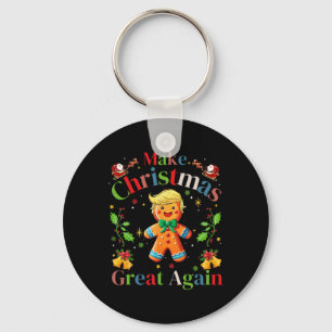 Funny Trump Gingerbrot Man Make Christmas Great A Schlüsselanhänger