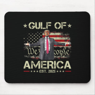 Funny Trump Golf of US America Est 2025 US Amerika Mousepad