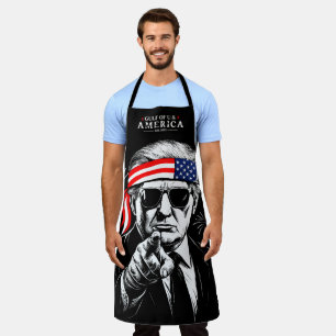 Funny Trump Golf of USA Amerika 2025 4. Juli Schürze