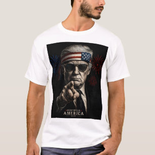 Funny Trump Golf of USA Amerika 2025 4. Juli T-Shirt