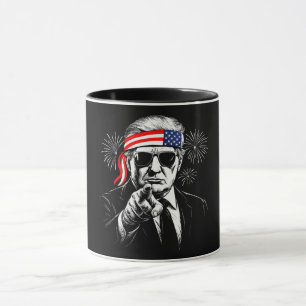 Funny Trump Golf of USA Amerika 2025 4. Juli Tasse