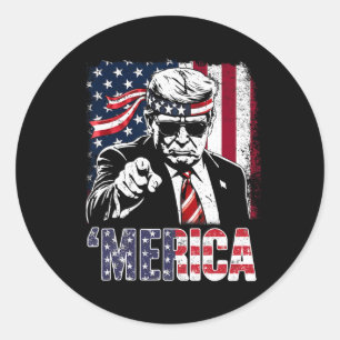 Funny Trump Golf von US-Amerika Trump Apparel 3 Runder Aufkleber