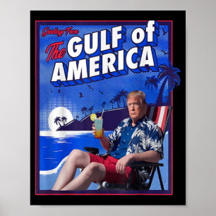 Funny Trump Golf von USA Poster