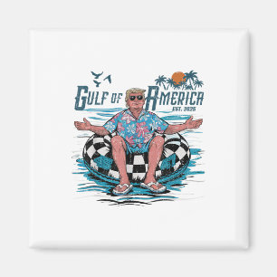 Funny Trump Gulf of US America 2025 Trump Merchand Magnet
