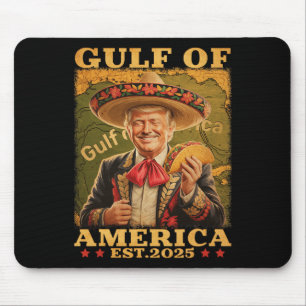 Funny Trump Gulf of US America 2025 Trump Merchand Mousepad