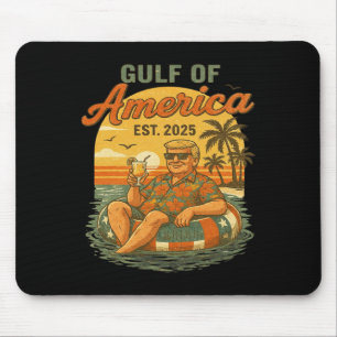 Funny Trump Gulf of US America 2025 Trump Merchand Mousepad