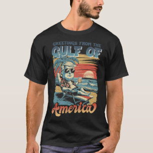 Funny Trump Gulf of US America 2025 Trump Merchand T-Shirt