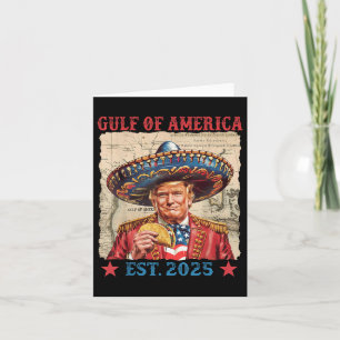 Funny Trump Gulf of US America 2025 Trump Taco Mex Karte