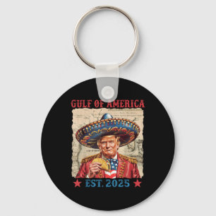 Funny Trump Gulf of US America 2025 Trump Taco Mex Schlüsselanhänger