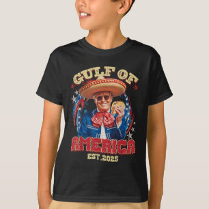 Funny Trump Gulf of US America Est 2025 Golf of M T-Shirt