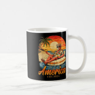 Funny Trump Gulf of US America Est 2025 Kaffeetasse
