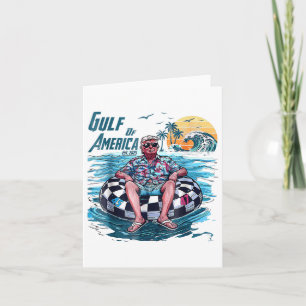 Funny Trump Gulf of US America Est 2025 Karte