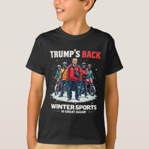 Funny Trump Ice Hockey Vintag Style Wintersport T-Shirt