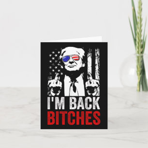 Funny Trump ich bin zurück Es Nimm Amerika wieder Karte