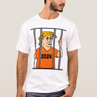 Funny Trump im Gefängnis Anti Trump-Politik T-Shirt