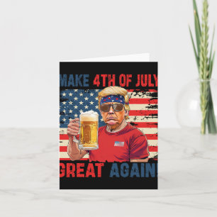 Funny Trump Independence Day macht 4. Juli Grea Karte