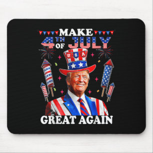 Funny Trump Independence Day macht 4. Juli Grea Mousepad