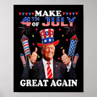 Funny Trump Independence Day macht 4. Juli Grea
