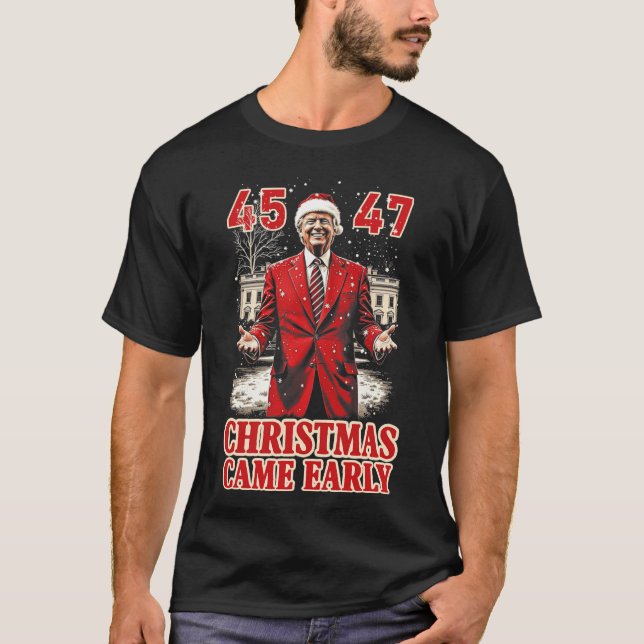 Funny Trump ist Anfang 2024 gekommen T-Shirt (Vorderseite)
