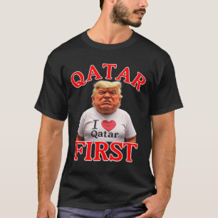 Funny Trump Katar erster Jet aus Katar T-Shirt