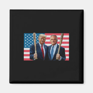 Funny Trump Kennedy Mega Maha Baseball Bat Usa Fla Magnet