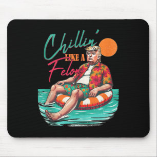 Funny Trump killing wie ein Felon Summer 2024 Tank Mousepad