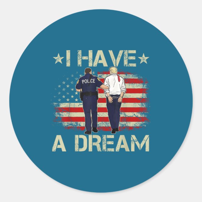 Funny Trump Lice Saying Humor Quote  Runder Aufkleber (Vorderseite)