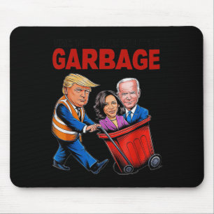 Funny Trump Lover - Zeit, um den Müll auszurotten Mousepad
