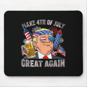 Funny Trump macht 4. Juli wieder große Männer Mousepad