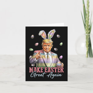 Funny Trump macht Ostern wieder groß Rabbit H Karte