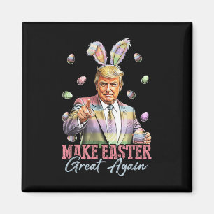 Funny Trump macht Ostern wieder groß Rabbit H Magnet