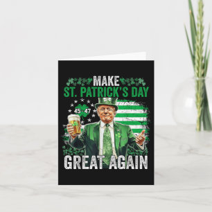 Funny Trump macht St Patricks Day wieder zum große Karte