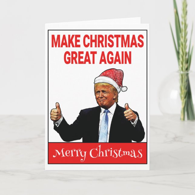 Funny Trump macht Weihnachten wieder großartig (Vorderseite)