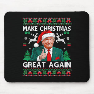 Funny Trump macht Weihnachten wieder großartig, hä Mousepad
