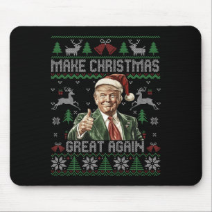 Funny Trump macht Weihnachten wieder großartig, hä Mousepad