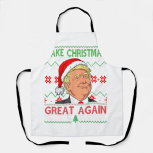 Funny Trump macht Weihnachten wieder großartig, hä Schürze