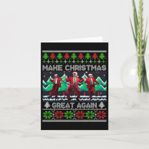 Funny Trump macht Weihnachten wieder großartig Karte