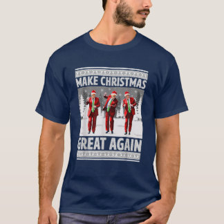Funny Trump macht Weihnachten wieder großartig Wei T-Shirt